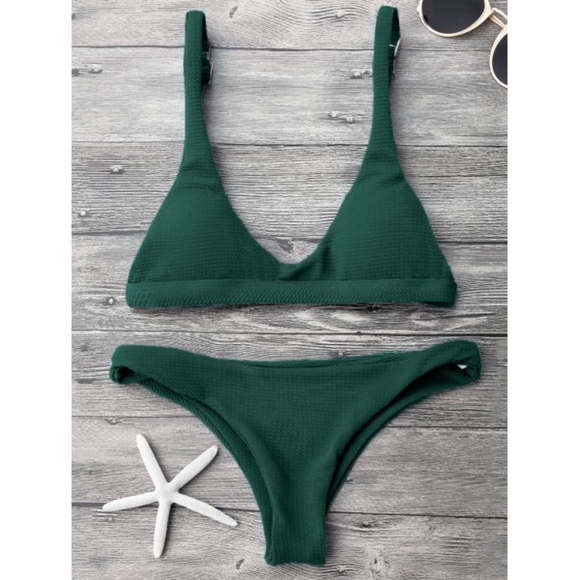 Other - *LAST ONE* Green Print Cheeky bikini